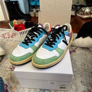 Re/Done Multicolor 80s Basketball Sneakers with Box and Dustbag